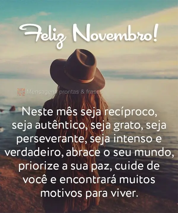 Bem vindo novembro (Novos) | Mensagens prontas & Frases