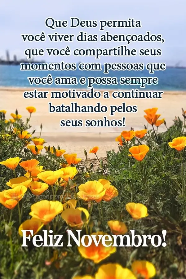 Bem vindo novembro (Novos) | Mensagens prontas & Frases