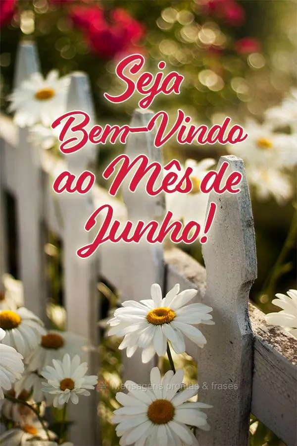 Bem vindo junho (Novos) | Mensagens prontas & Frases para status