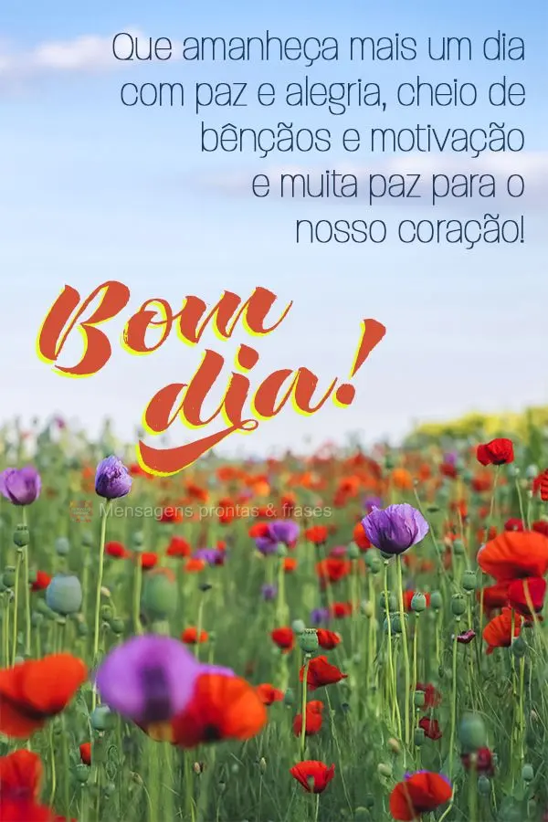 Bom dia (Novos) - Página 16 | Mensagens prontas & Frases