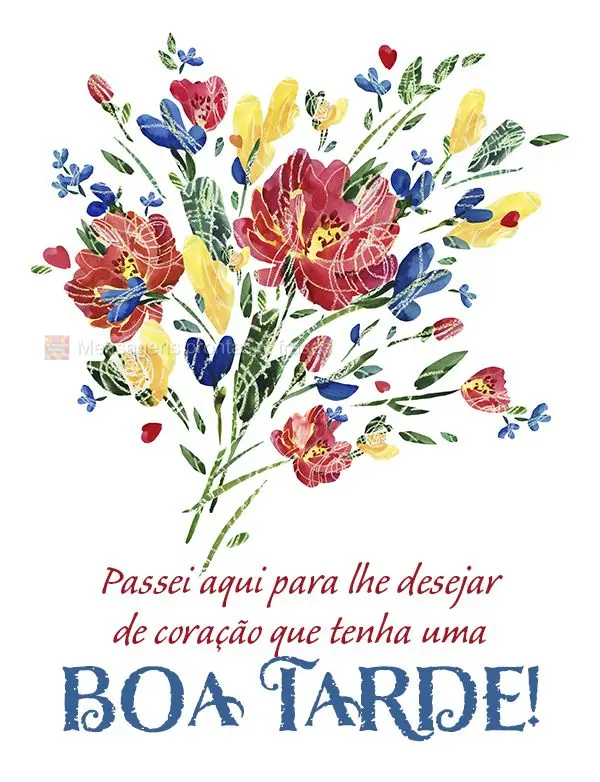 Passei aqui para lhe desejar de coração que tenha uma  BOA TARDE!