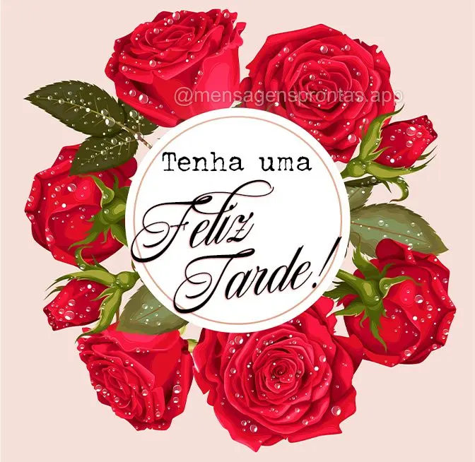 Tenha uma Feliz tarde!