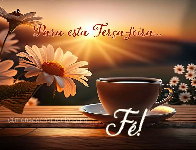 Para esta Terça-feira…Fé!