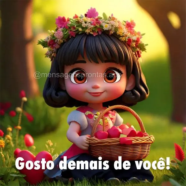 Gosto demais de você!