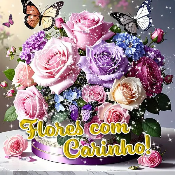 Flores com carinho!