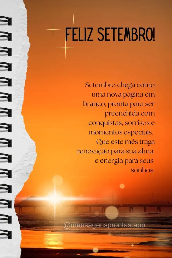 Feliz Setembro!