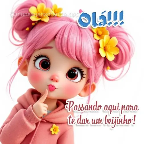 Passando aqui para de dar um beijinho! Olá!!!