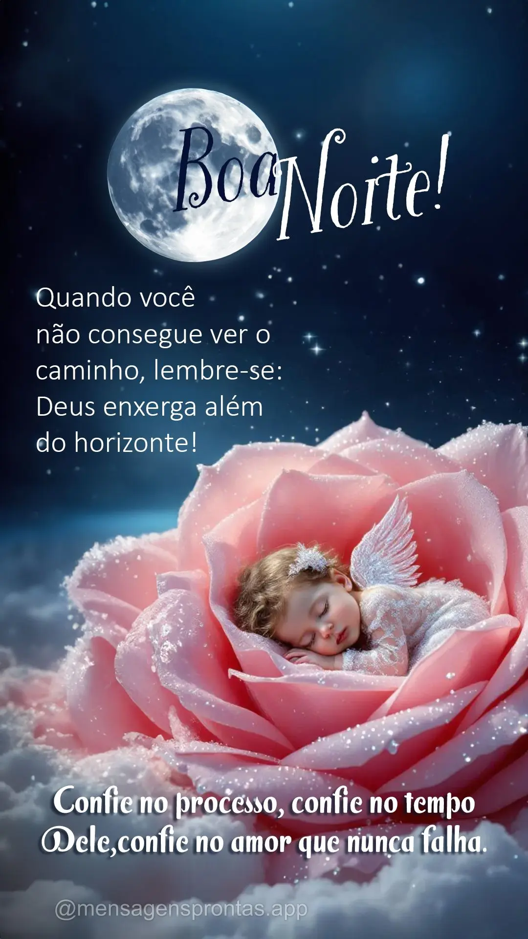 Quando você não consegue ver o caminho, lembre-se: Deus enxerga além do horizonte. Confie no processo, confie no tempo Dele, confie no amor que nunca ...
